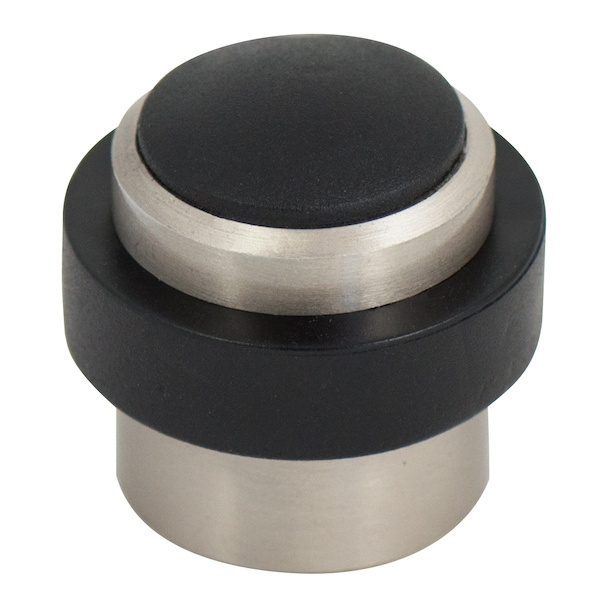 Accessoire Modulable Premium Butoir de porte 37x36mm - aluminium - aspect inox - DESIGN MAT