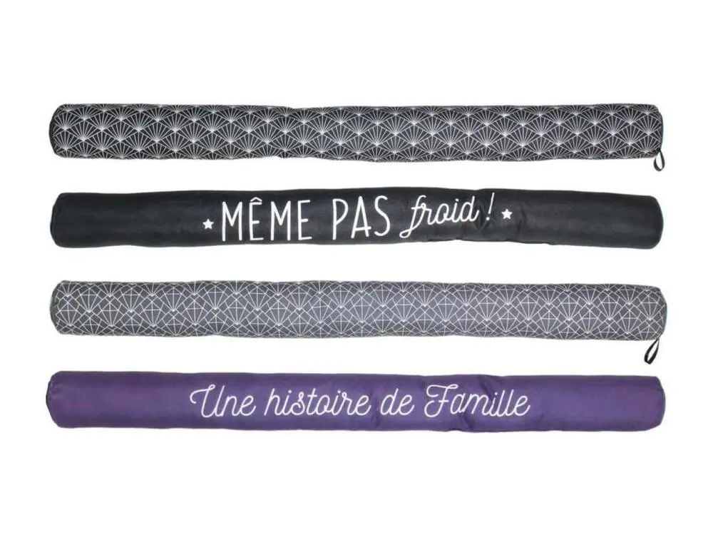 Boudin de porte avec illustrations 80 cm 4 modèles assortis