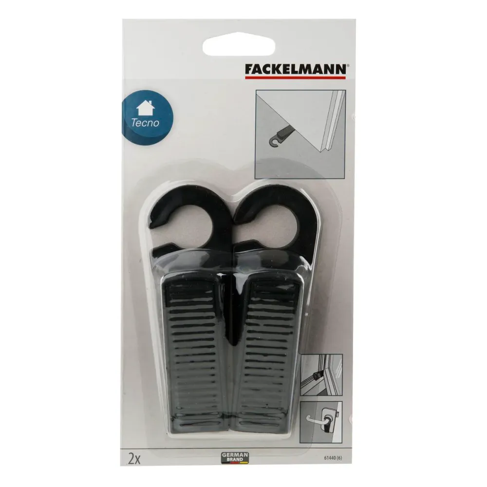 Ensemble de 4 butoirs de porte Fackelmann en tissu respirant