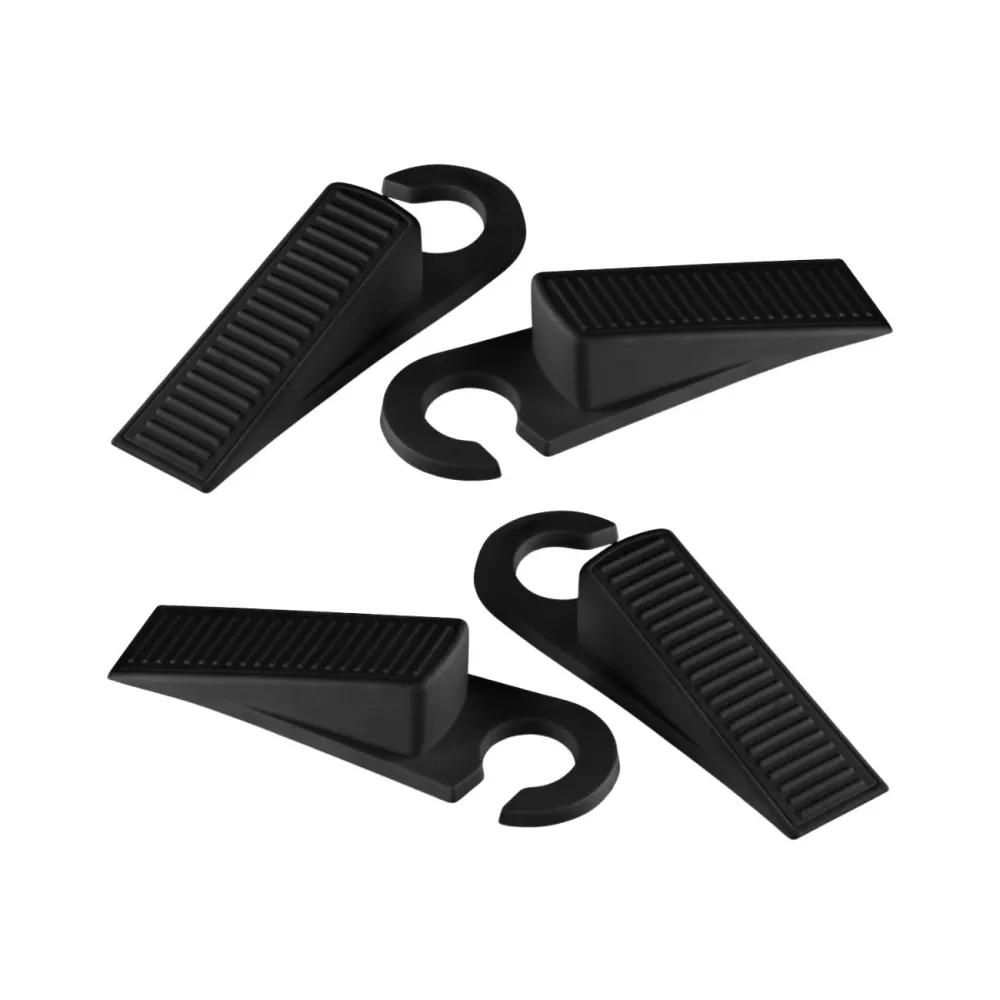 Ensemble de 4 butoirs de porte Fackelmann en tissu respirant