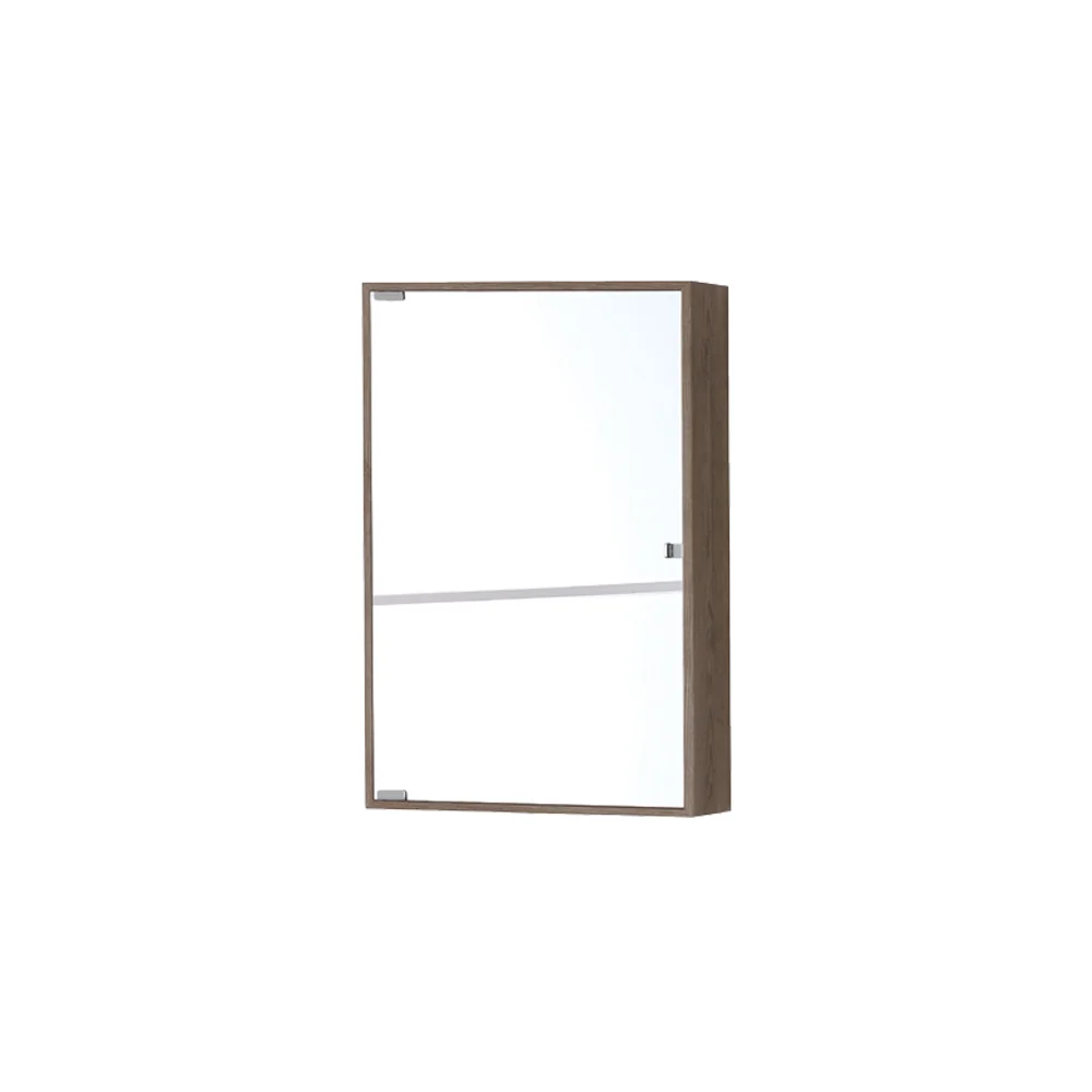 Miroir armoire une porte Upside en mélaminé cm 45 Couleur Châtaignier compatible avec la plupart des bureaux
