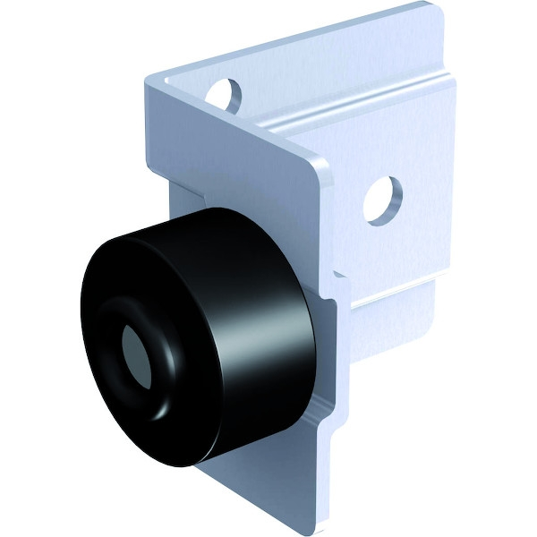 Pieds antidérapants pour Butoir de porte 2091 acier et caoutchouc - Hauteur : 95 mm - Diamètre : 40 mm - MANTION