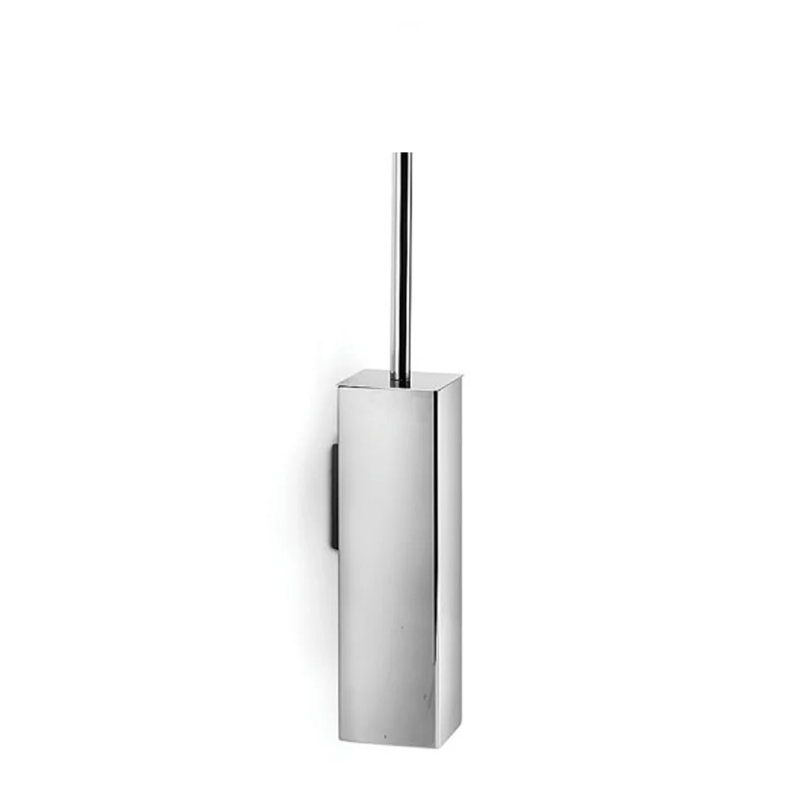 Support réglable pour Porte-balai mural en acier inoxydable poli forme carrée Lineabeta collection Skoati