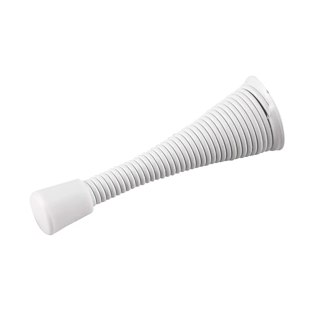 Système de suspension Butoir de porte à ressort de 3'', fini blanc
