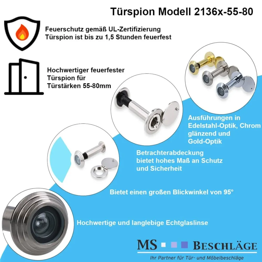 Viseur optique pour porte d’entrée compatible avec la plupart des bureaux