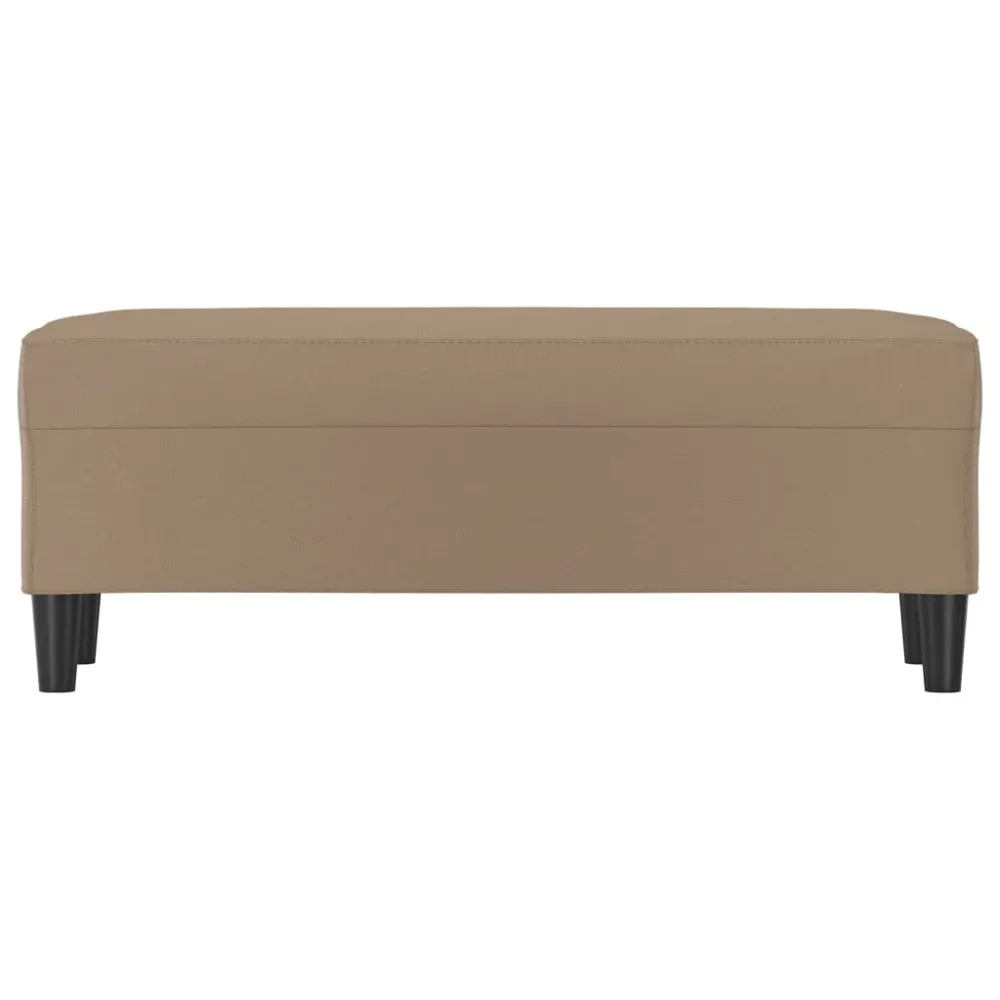 Banc banquette cappuccino 100 x 35 x 41 cm synthétique 02_0010480