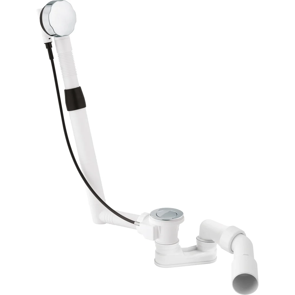 Colonna Vasca Completa Di Sifone Ribassato Preassemblato Polipropilene