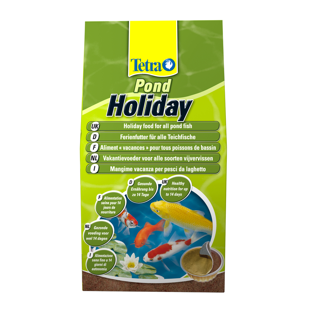 Alimentation poissons bassin Tetrapond holiday : bloc gélifié 14 jours Tetra
