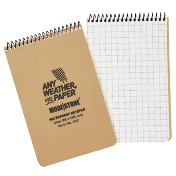 ANY WEATHER ONE PAPER, bloc-notes à spirale 96x148mm, 50 feuilles, bei