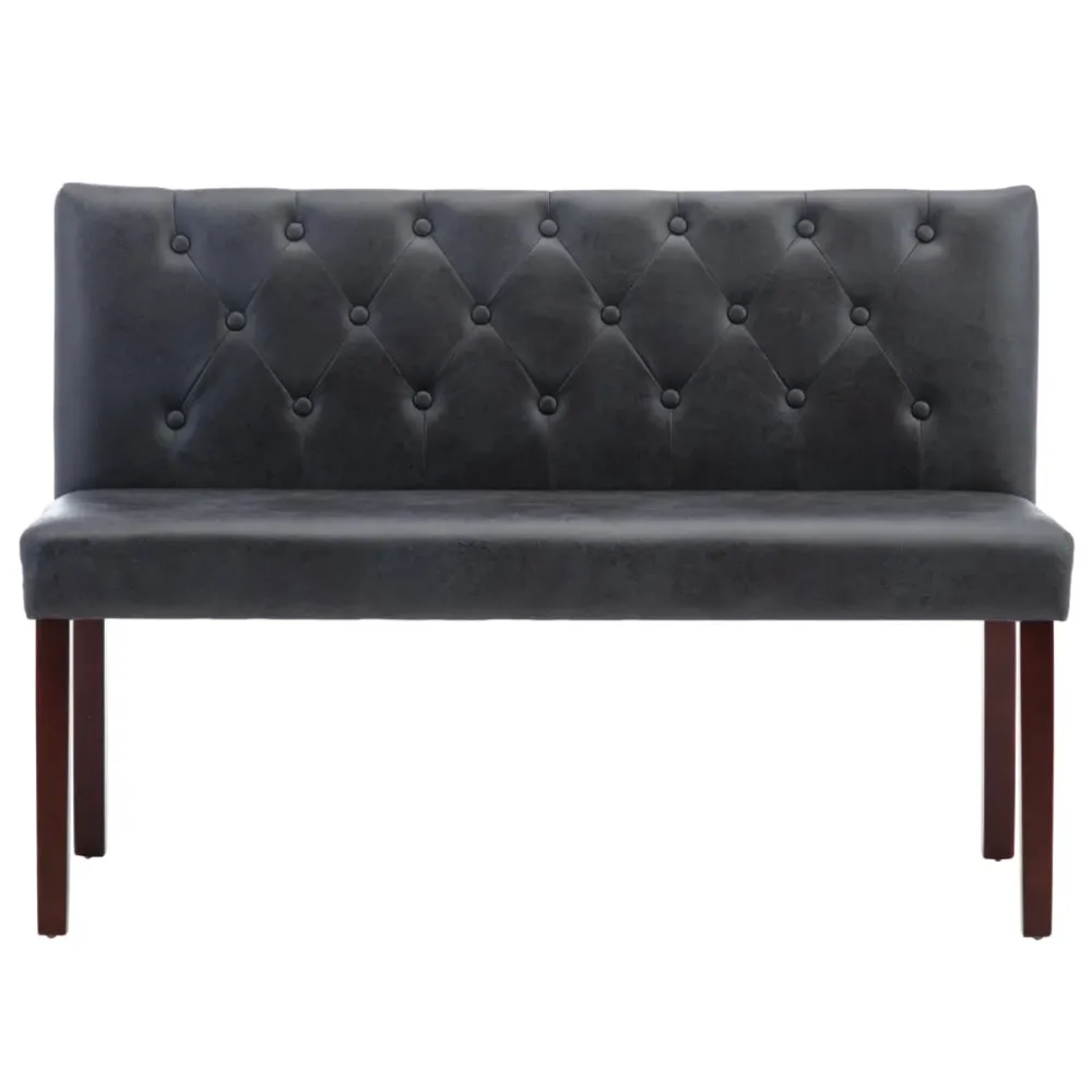 Banc banquette 120 cm daim gris 02_0010881