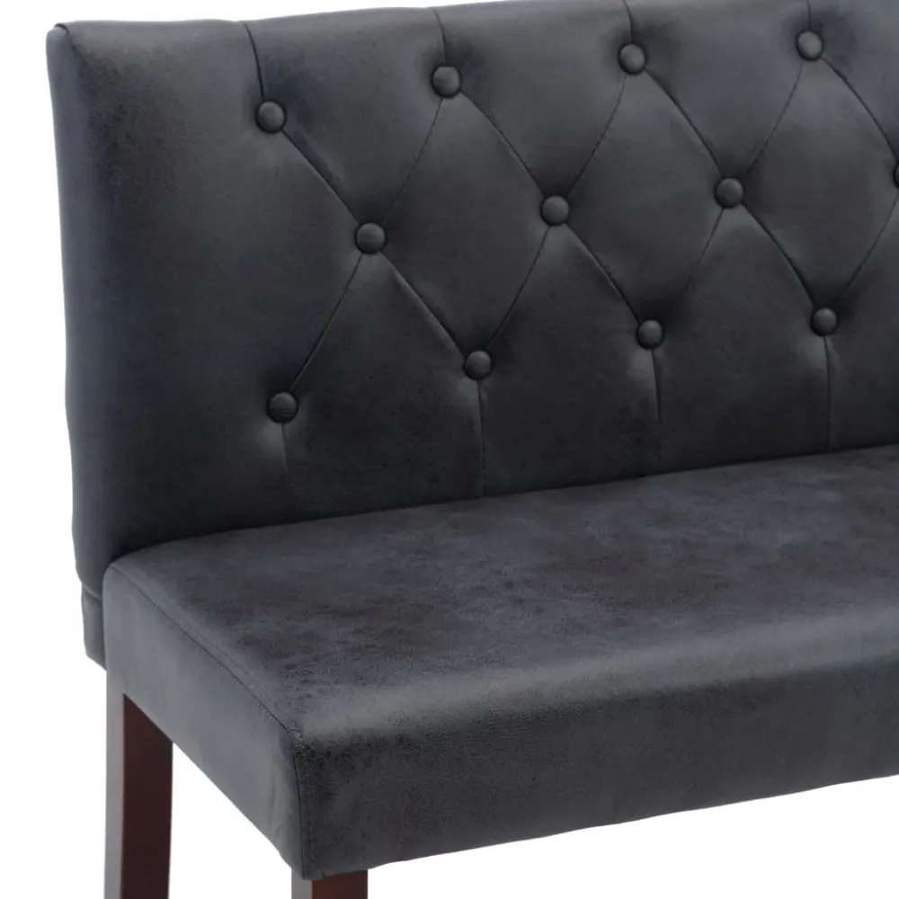 Banc banquette 120 cm daim gris 02_0010881