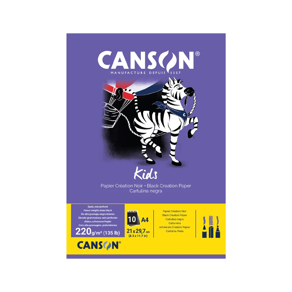 Bloc dessin canson kids 10 feuillles A4 – Qualité & Prix chez Alpha55 – Style, confort et durabilité réunis