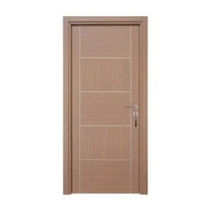 Bloc-porte pose fin de chantier collection Privilégié Casoar, H.204 x l.83 cm, aspect chêne gris, réversible