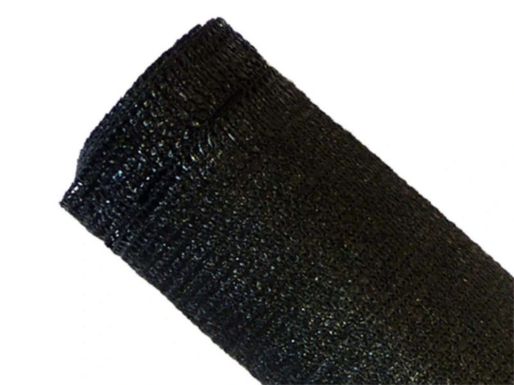 Brise-vue 90% - noir - 185gr/m² - boutonnières noir 1.5m x 3m
