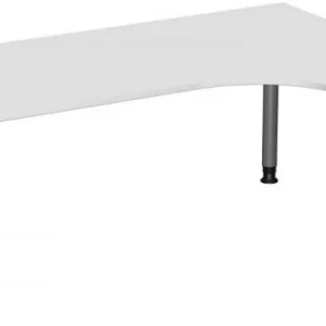 Bureau PC geramöbel droit réglable en hauteur 1800x1200x680-820 gris évident/argent N-657323-LS obtenir à bas prix