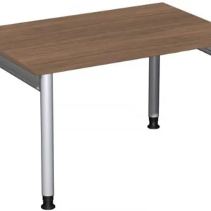 bureau geramöbel réglable en hauteur 1200x800x680-820 noyer/argent N-657102-NS obtenir à bas prix