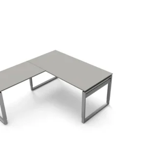 Bureau Kerkmann L 1600 x P 800 x H 680-820 mm avec table d'extension forme 5 coloris : graphite 11404312 prendre...