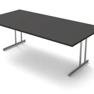Bureau Kerkmann extra ample avec pied en C Start up L 2000 mm x P 1000 mm x H 750 mm couleur : anthracite 11435213 acheter...