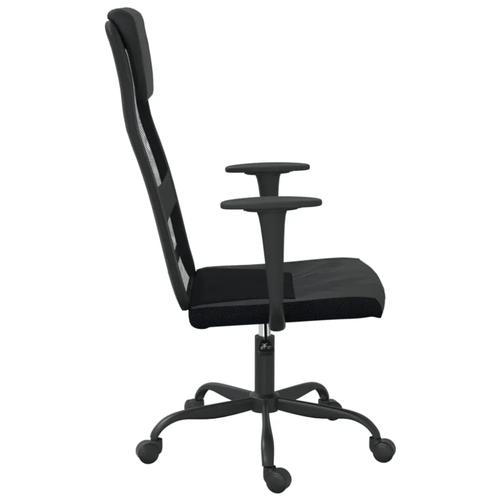 Chaise fauteuil siège de bureau informatique étude réglable en hauteur noir 02_0024072