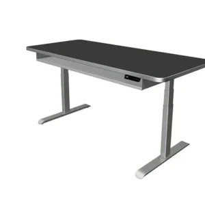Kerkmann table debout/assise Move 4 Premium L 1800 x P 800 mm réglable en hauteur électriquement de 620 à 1270 mm anthraci...