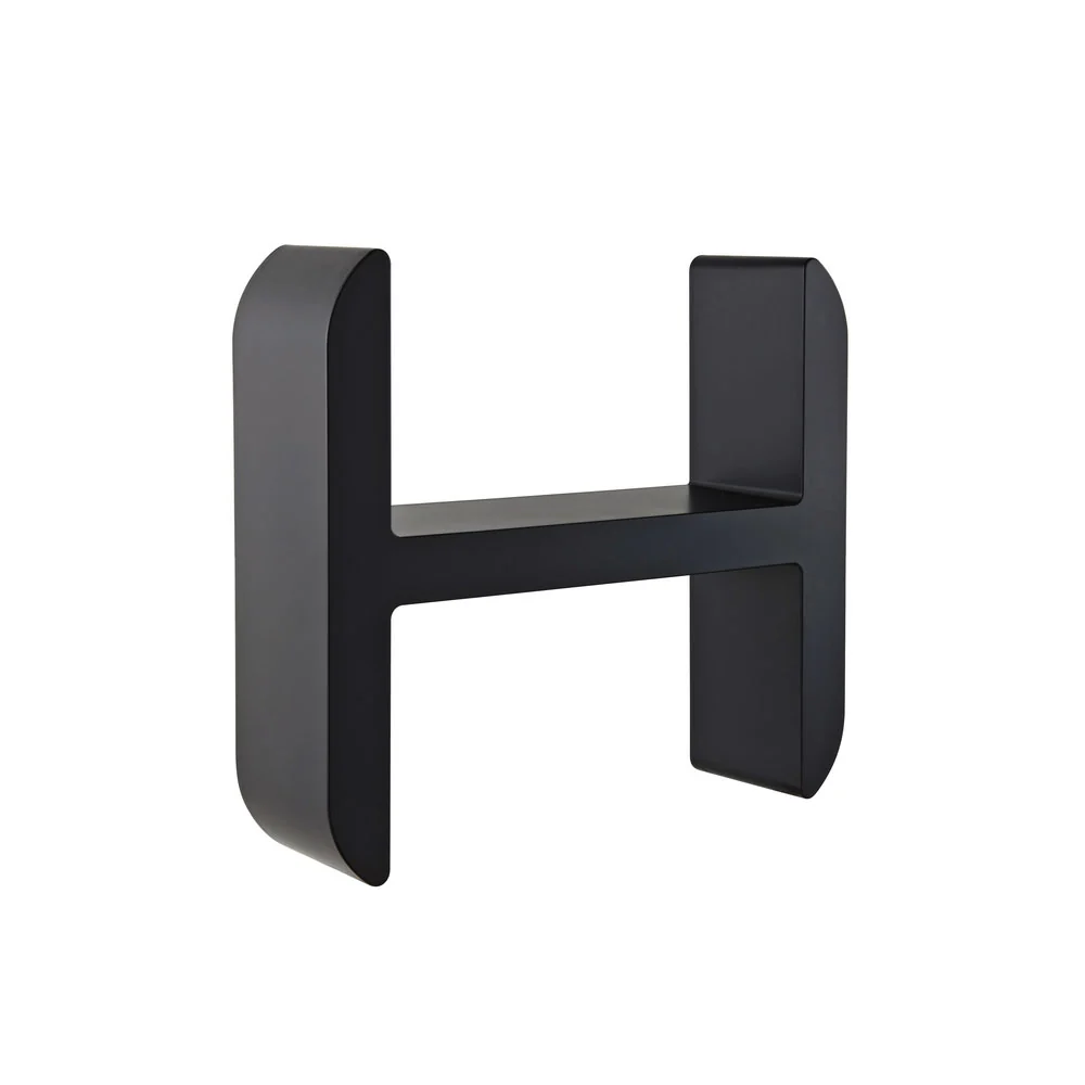 Organisateur de lettrage Mensola modèle H h. 270 mm couleur réglisse