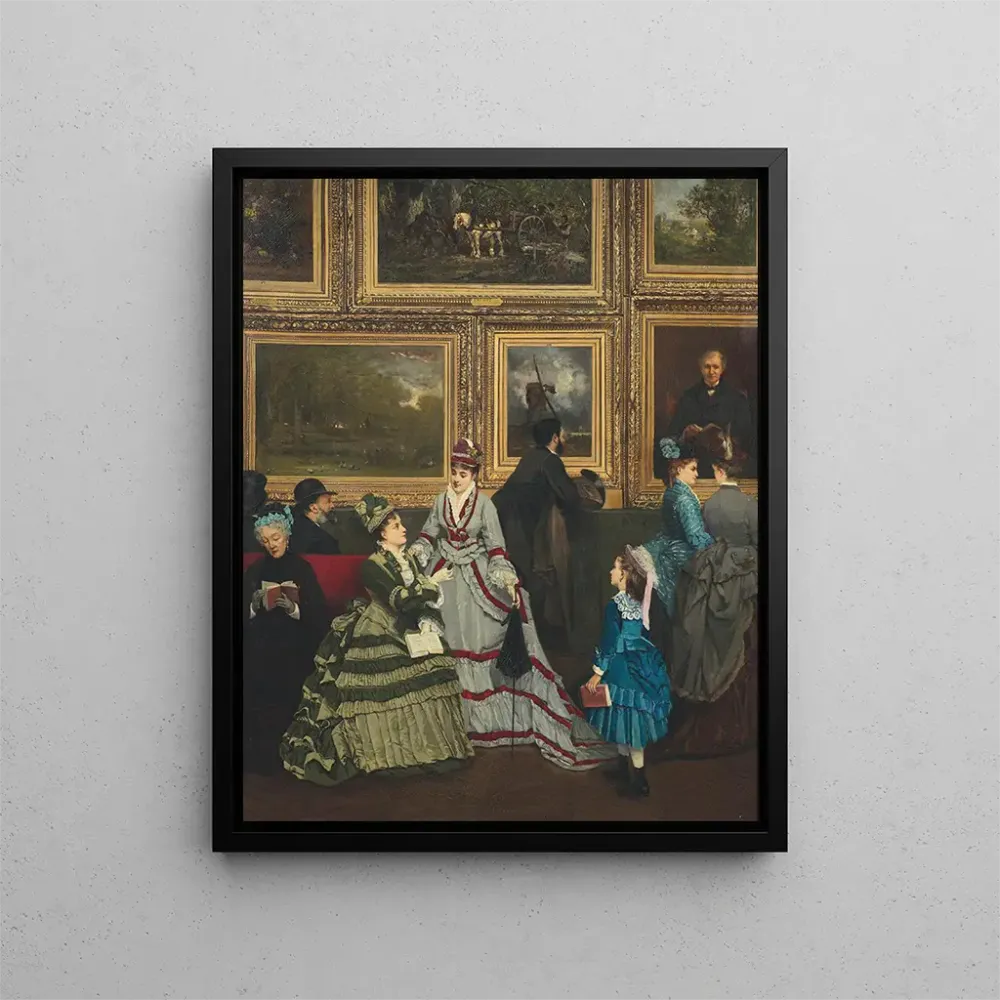 Tableau Le Salon de 1874 - Camille Léopold Cabaillot Lassalle | Reproduction