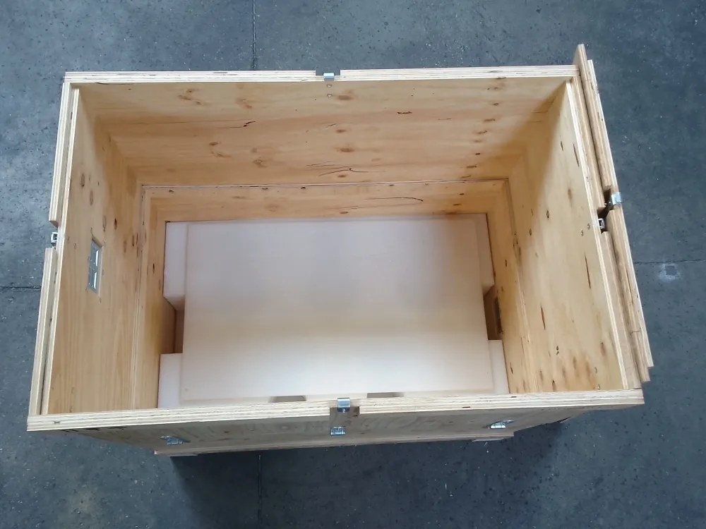 Chemises suspendues Caisse bois 2 niveaux - 1200 x 800 x 1180 mm
