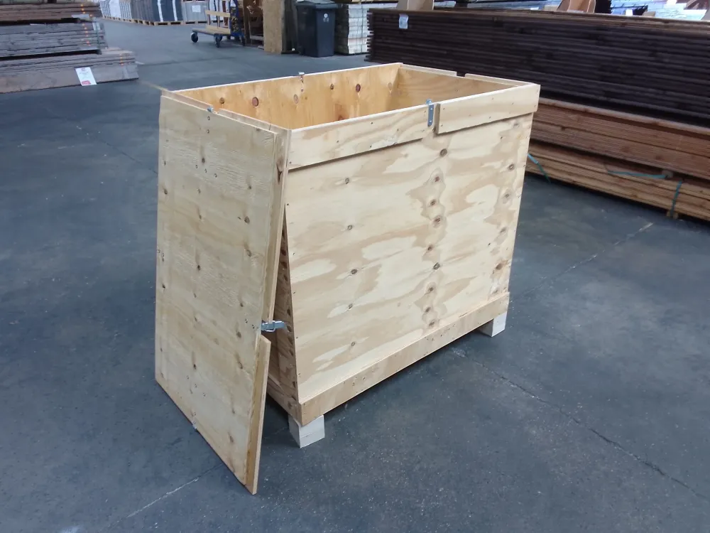Chemises suspendues Caisse bois 2 niveaux - 1200 x 800 x 1180 mm