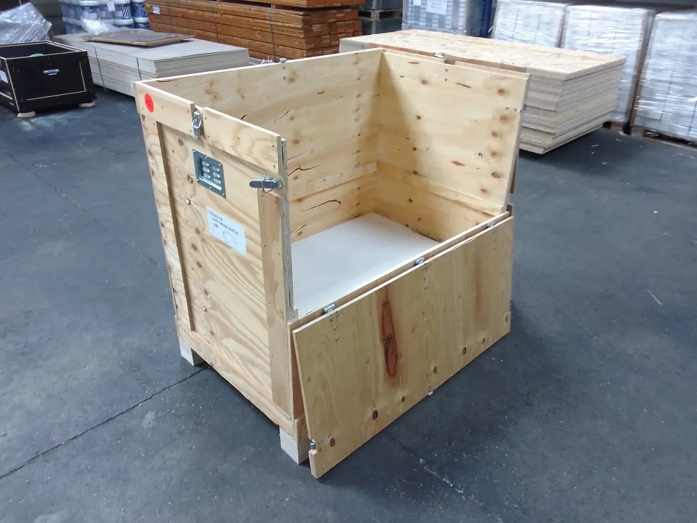 Chemises suspendues Caisse bois 2 niveaux - 1200 x 800 x 1180 mm
