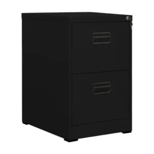 Classeur Noir 46x62x72,5 Acier | Résistant à l'Usure