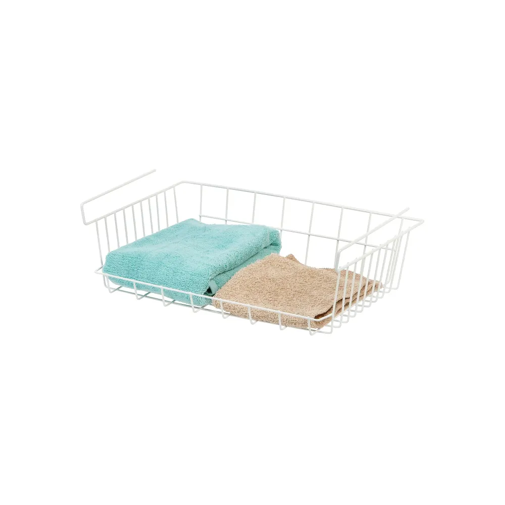 Storage Solutions Undershelf Basket Blanc pur