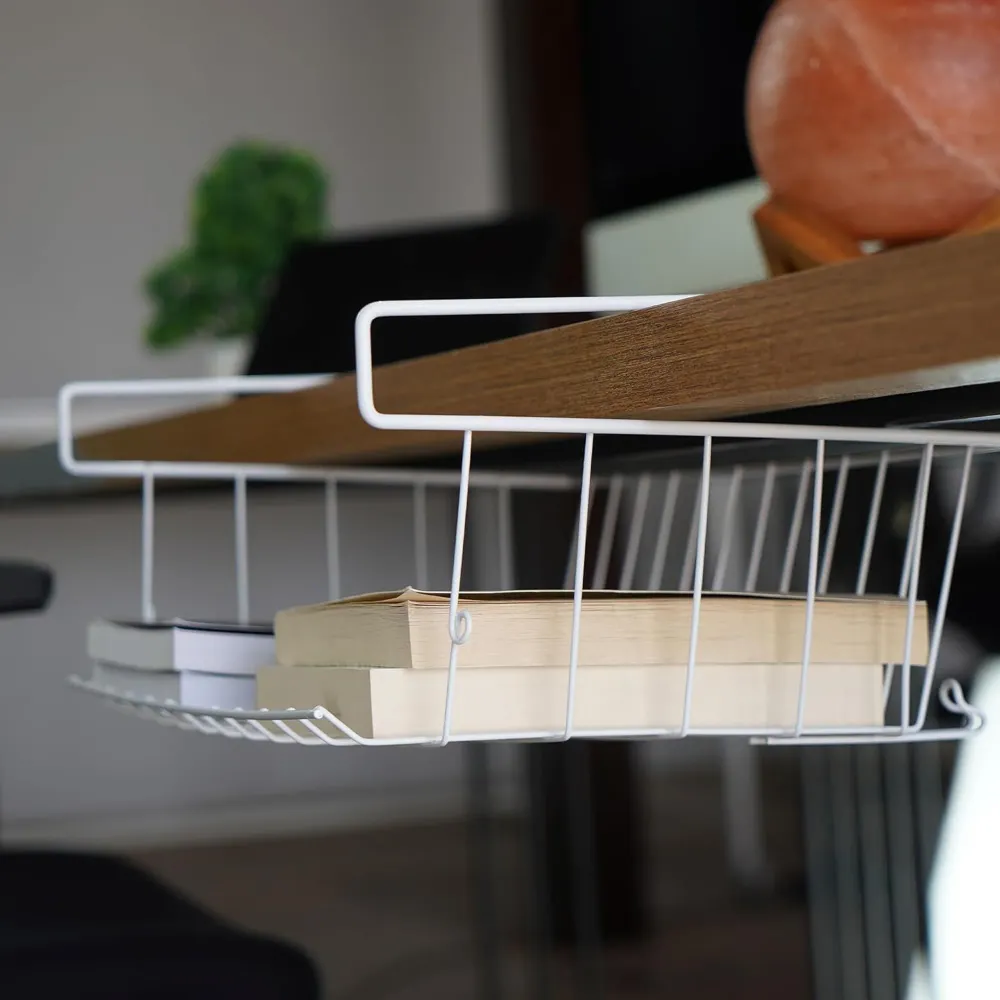 Storage Solutions Undershelf Basket Blanc pur