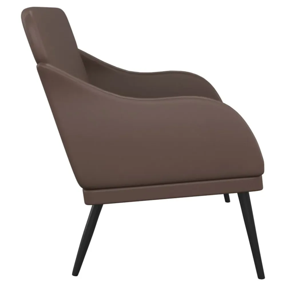 Banc banquette marron 110 x 76 x 80 cm synthétique 02_0010636