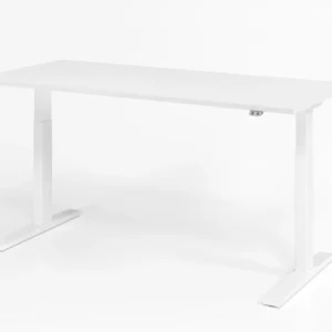 Bureau Hammerbacher XMKA19 180 x 80 cm plateau : blanc épaisseur 25 mm chant fort en ABS forme rectangulaire blanc VXMKA19...