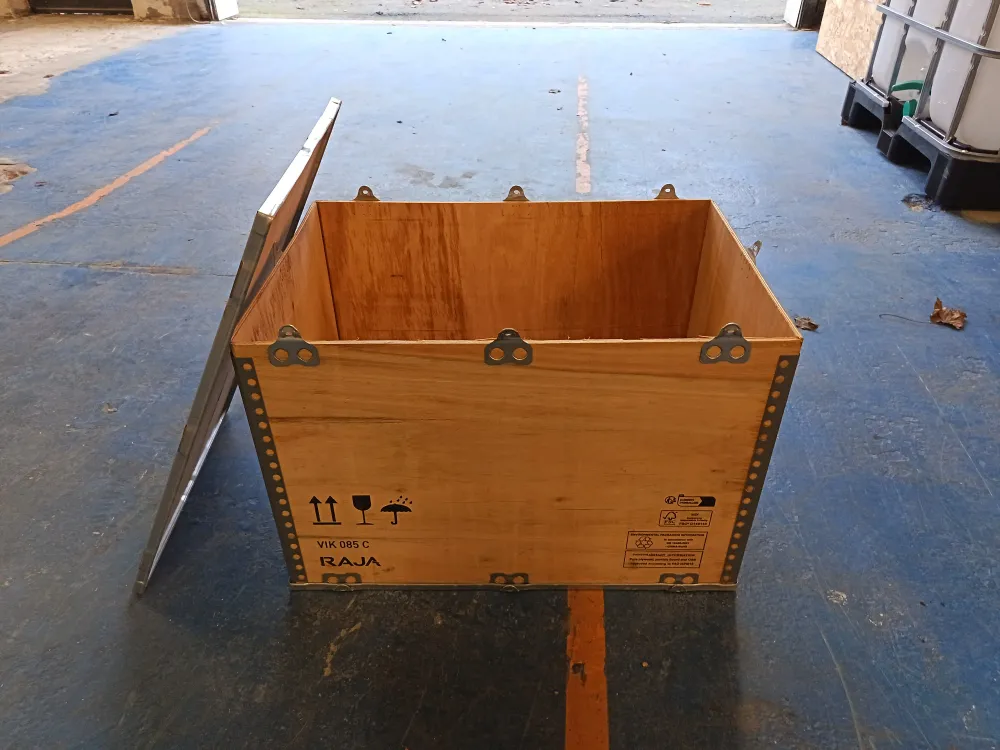 Caisse de transport contreplaqué - 595 x 395 x 410 mm