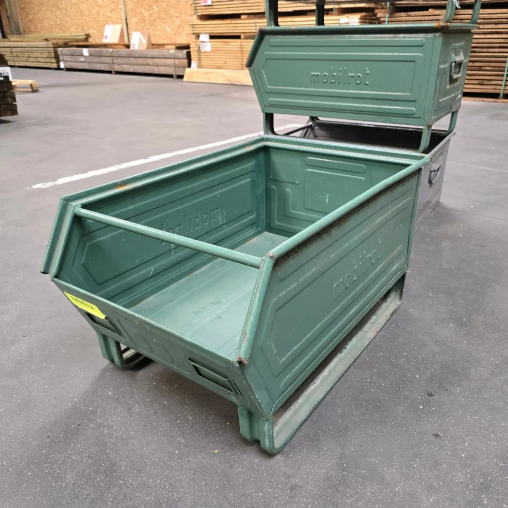 Caissette métallique empilable - 700 x 450 x 400 mm