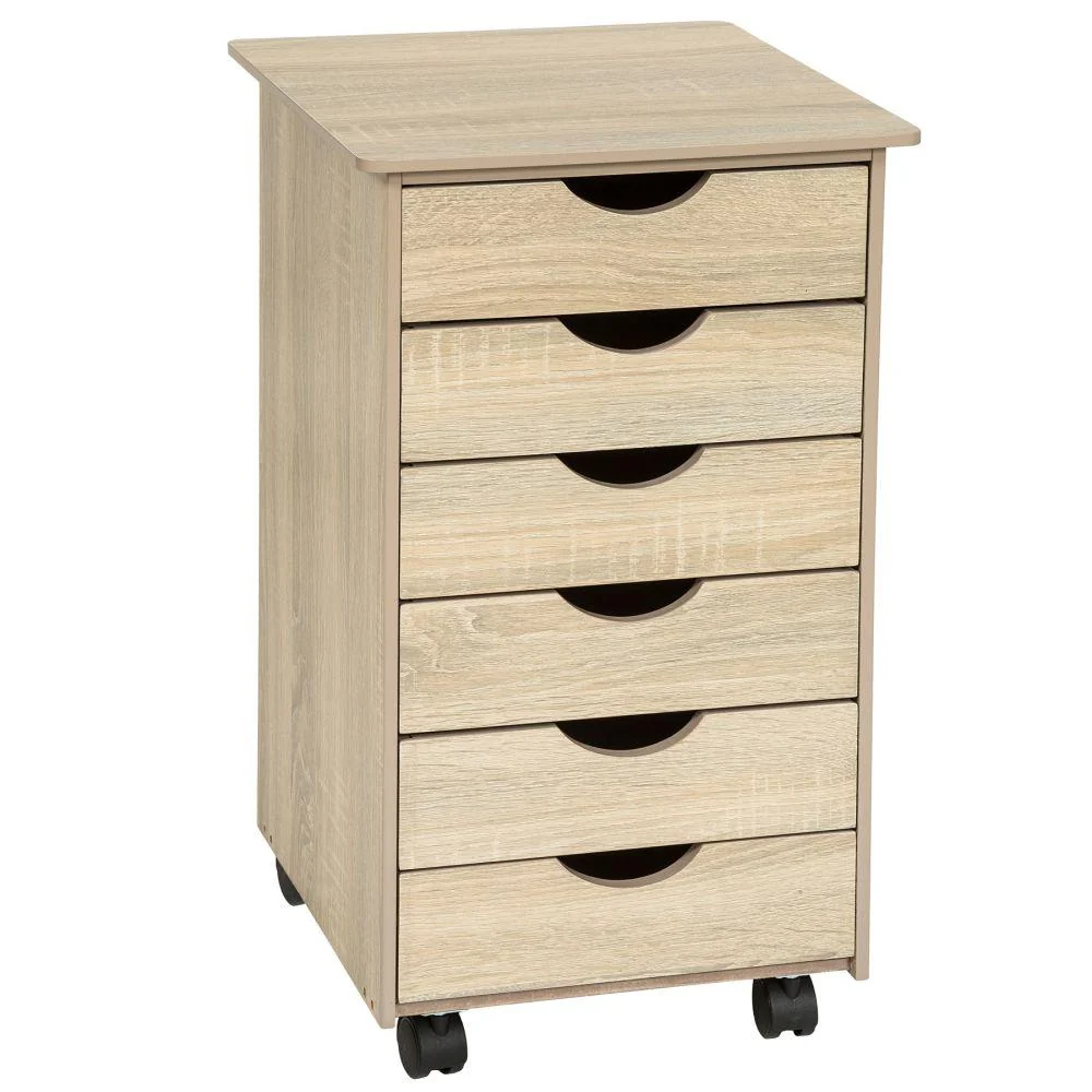 Caisson de bureau meuble en bois marron chêne manifeste 0508103