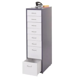 Caisson roulant Preston T851, gris noir blanc