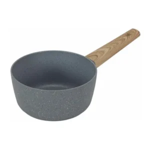 Casserole en aluminium forgé manche effet bois 18 cm