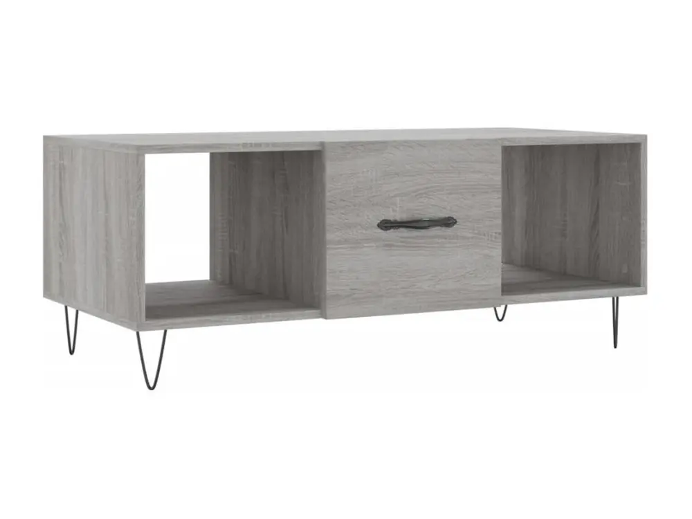 Classeur de comptabilité Table basse sonoma gris 102x50x40 cm bois d'ingénierie