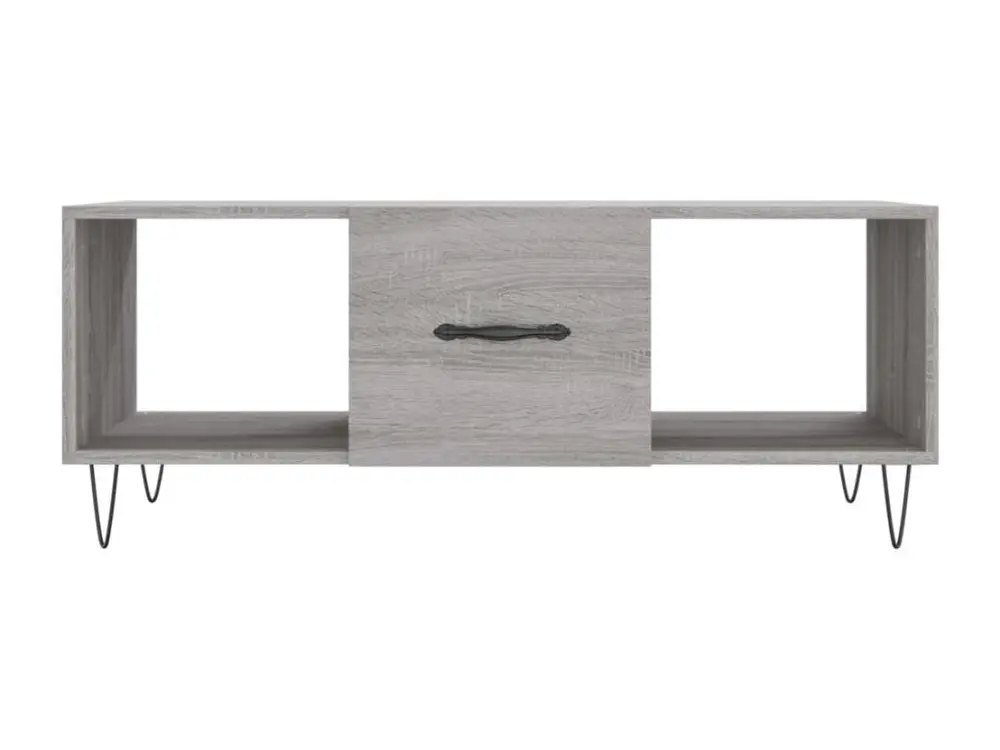 Classeur de comptabilité Table basse sonoma gris 102x50x40 cm bois d'ingénierie