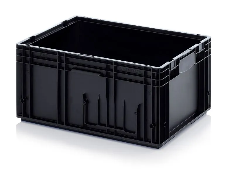 Conteneur Auer ESD-RL-KLT avec fond lisse et trous d'évacuation d'eau LxPxH: 60 x 40 x 28 cm ESD RL-KLT...