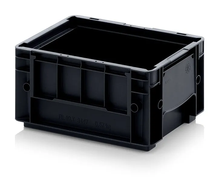 Conteneur Auer ESD-RL-KLT à fond lisse et trous d'évacuation d'eau LxPxH: 30 x 20 x 147 cm ESD RL-KLT 31...