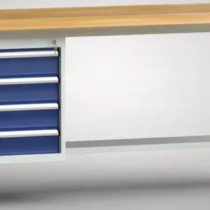 Etabli classique KLW - 2000 x 700 x 840 mm L x P x H WS118N-2000M40-E7029 acheter à bas prix