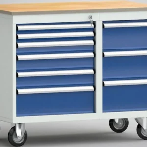Etabli standard KLW 1000 x 620 x 830 mm avec plateau multiplex en hêtre WS824N-1000M20-E1002 se procurer à bas prix