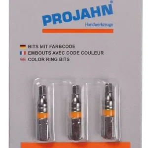 Foret 1/4" marqué Projahn L75 mm hex interne 3mm lot de 3 1841-03 magasiner à bas prix