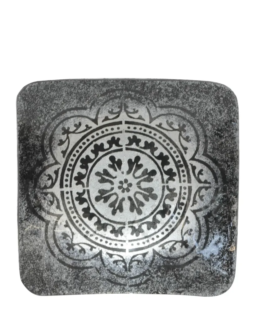 Kitchen Life Janus Square Platter - Noir jais