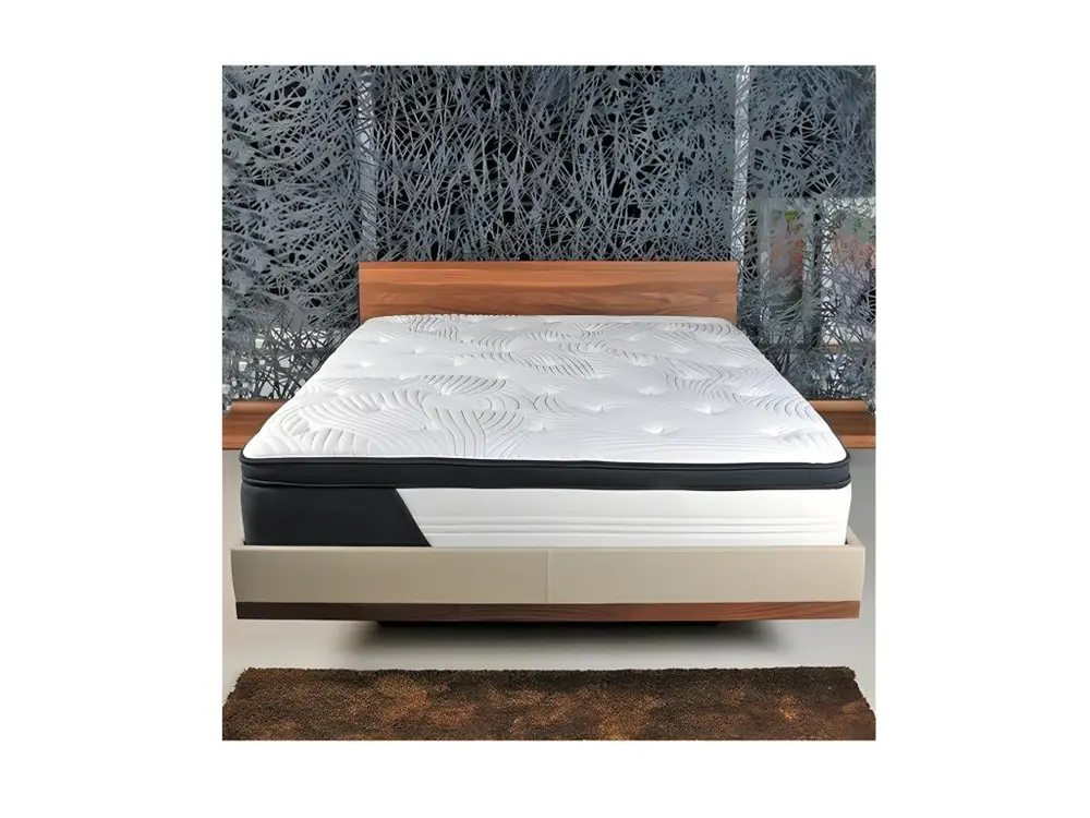 Matelas CASSIE 160x200cm - 690 Ressorts ensaches et memoire de forme - 30 cm
