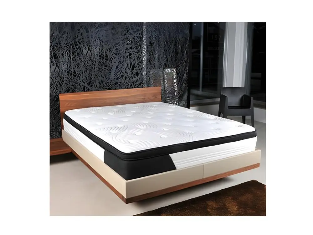 Matelas CASSIE 160x200cm - 690 Ressorts ensaches et memoire de forme - 30 cm