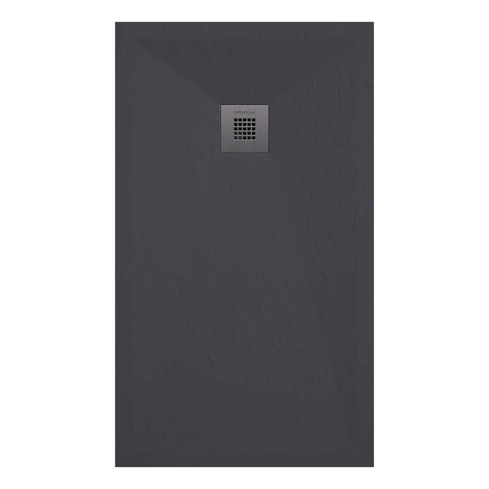 Plateau de douche en résine modèle Plus 100X120cm anthracite ardoise